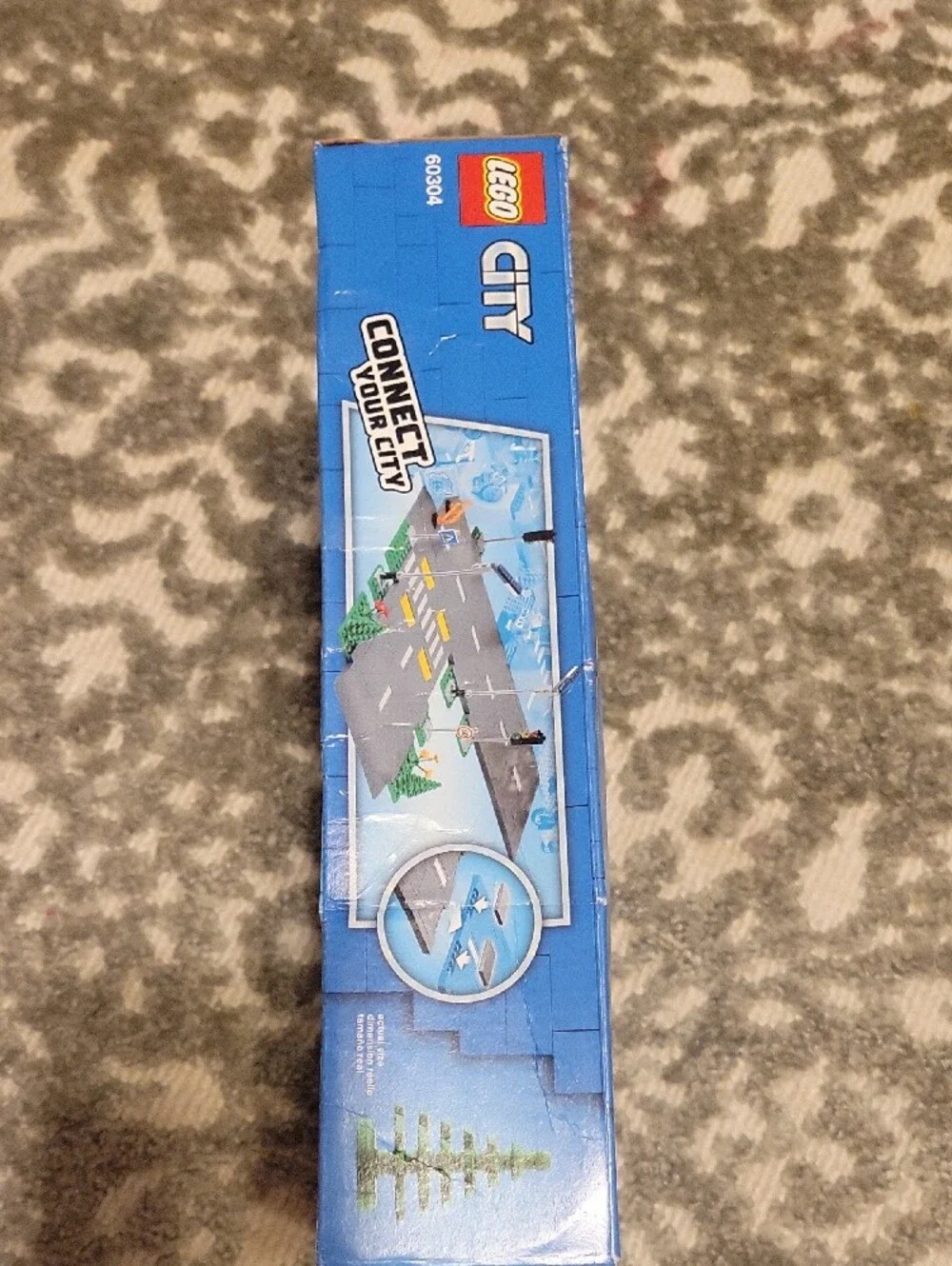 LEGO City Road Plates Set - Gray, Blue, Yellow, Green